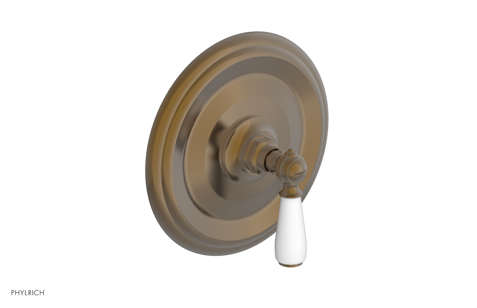 Phylrich Jamestown Thermostatic or Pressure Balance Shower Plate and Handle Trim