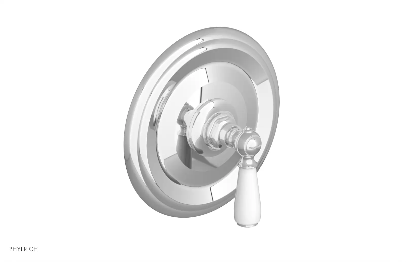 Phylrich Jamestown Thermostatic or Pressure Balance Shower Plate and Handle Trim by Phylrich