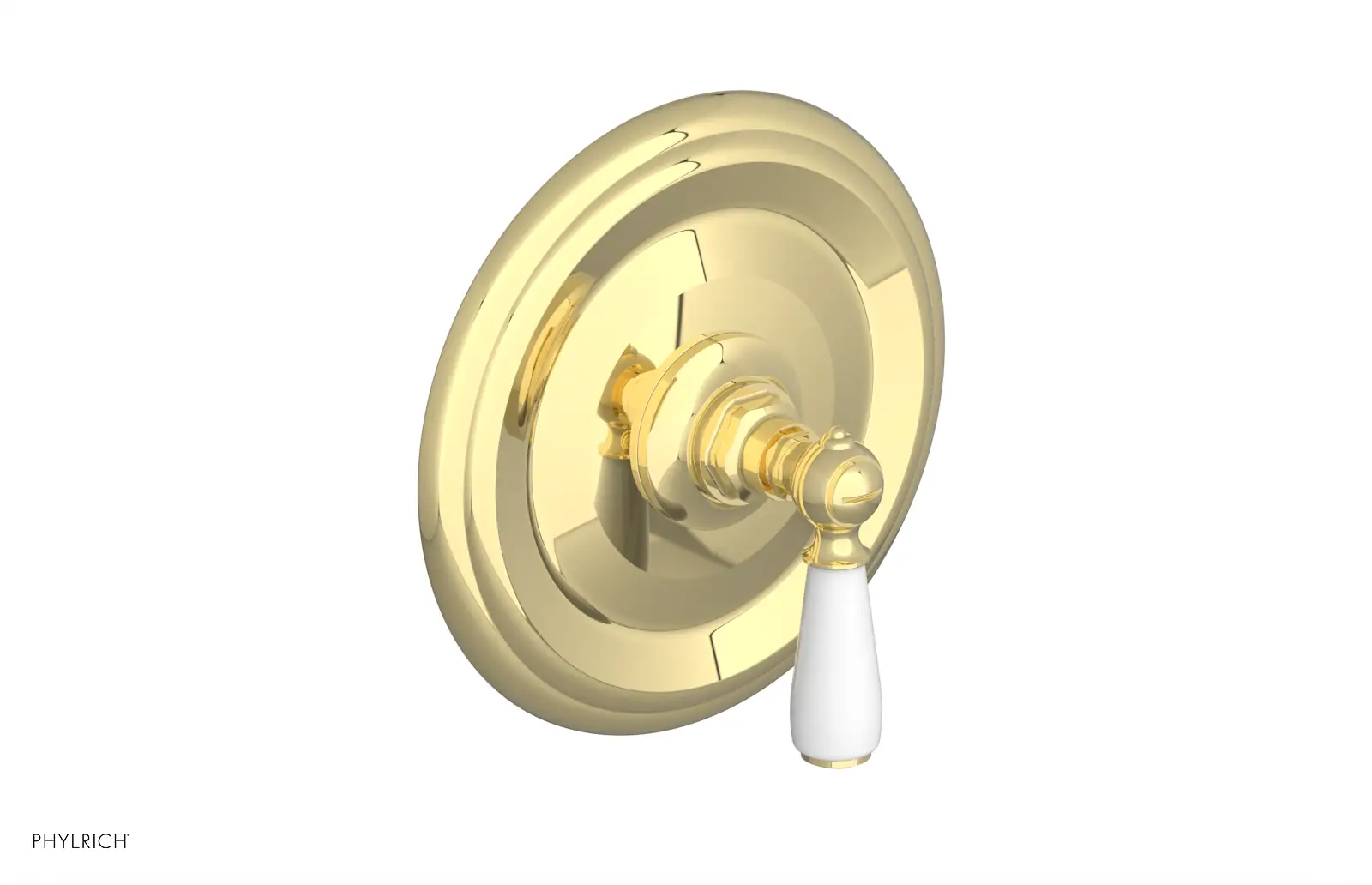 Phylrich Jamestown Thermostatic or Pressure Balance Shower Plate and Handle Trim by Phylrich
