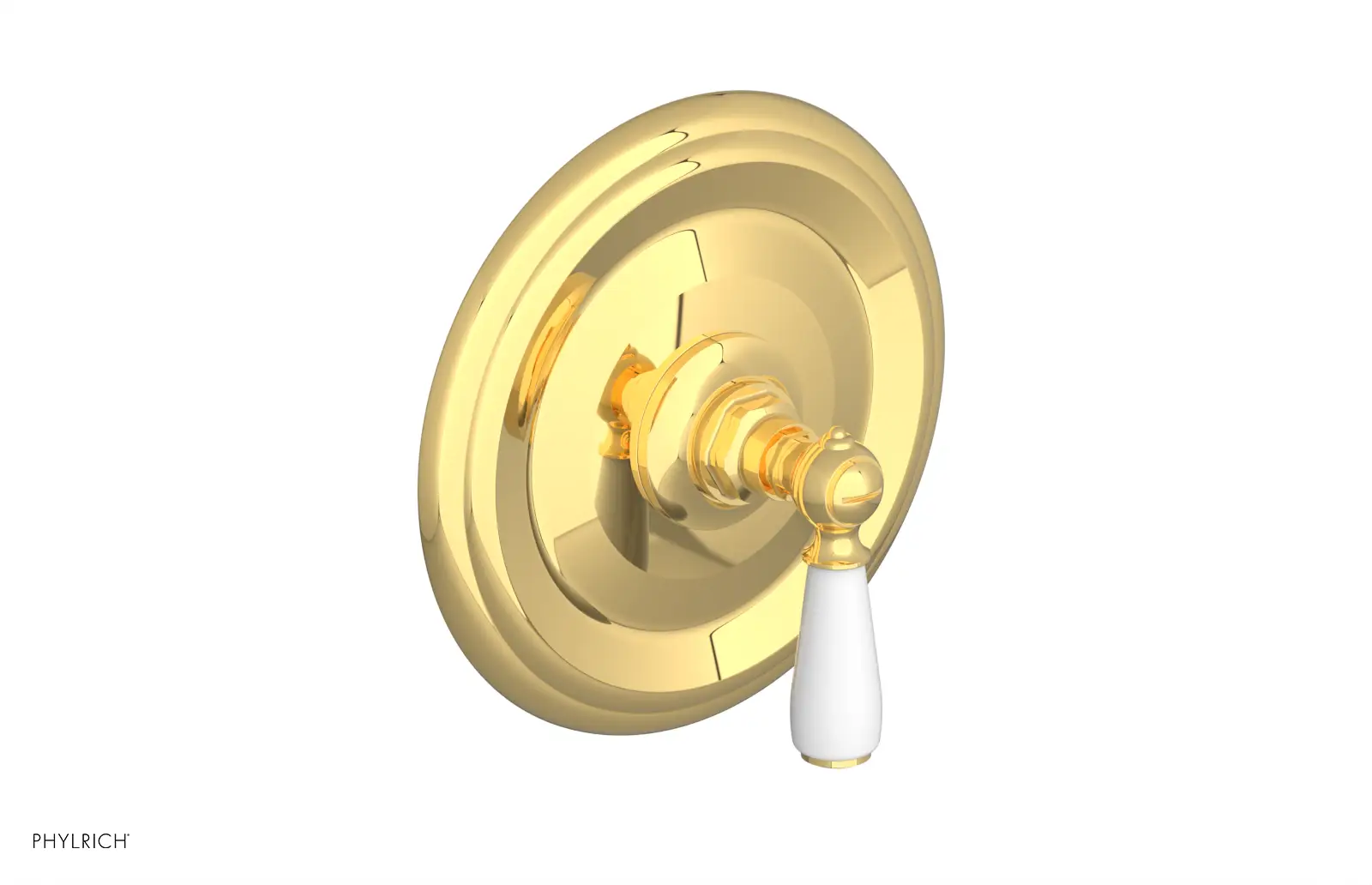 Phylrich Jamestown Thermostatic or Pressure Balance Shower Plate and Handle Trim by Phylrich