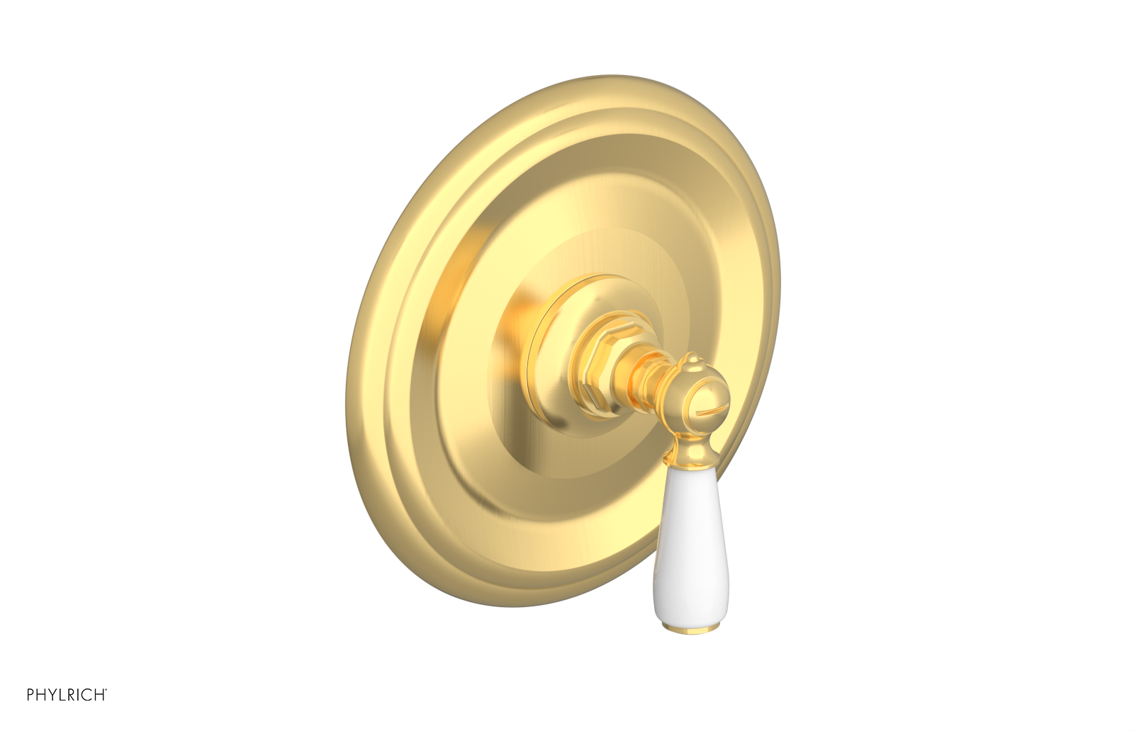 Phylrich Jamestown Thermostatic or Pressure Balance Shower Plate and Handle Trim