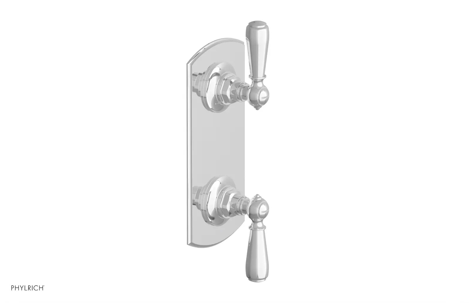 polished chrome valve
