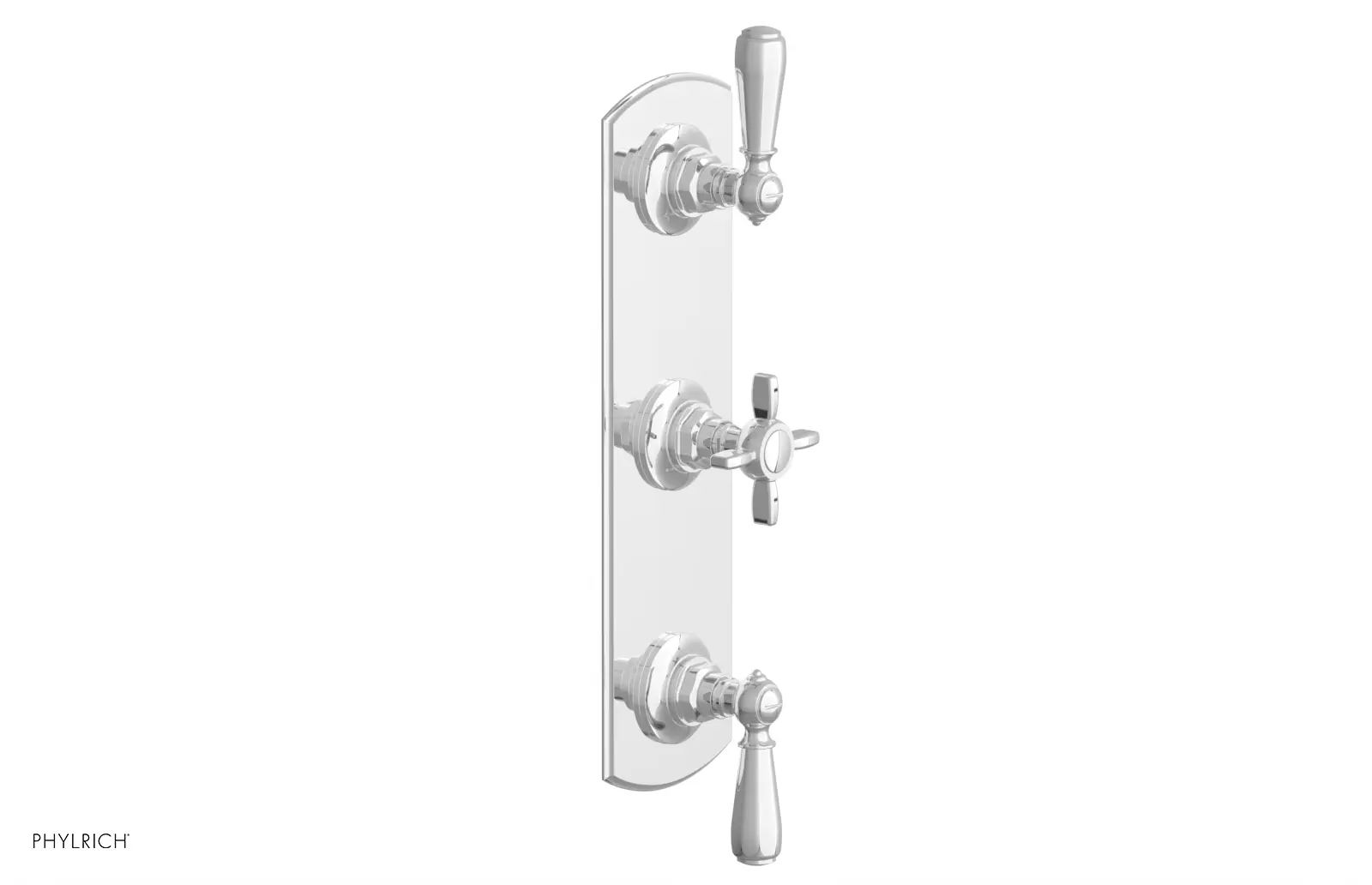 polished chrome valve