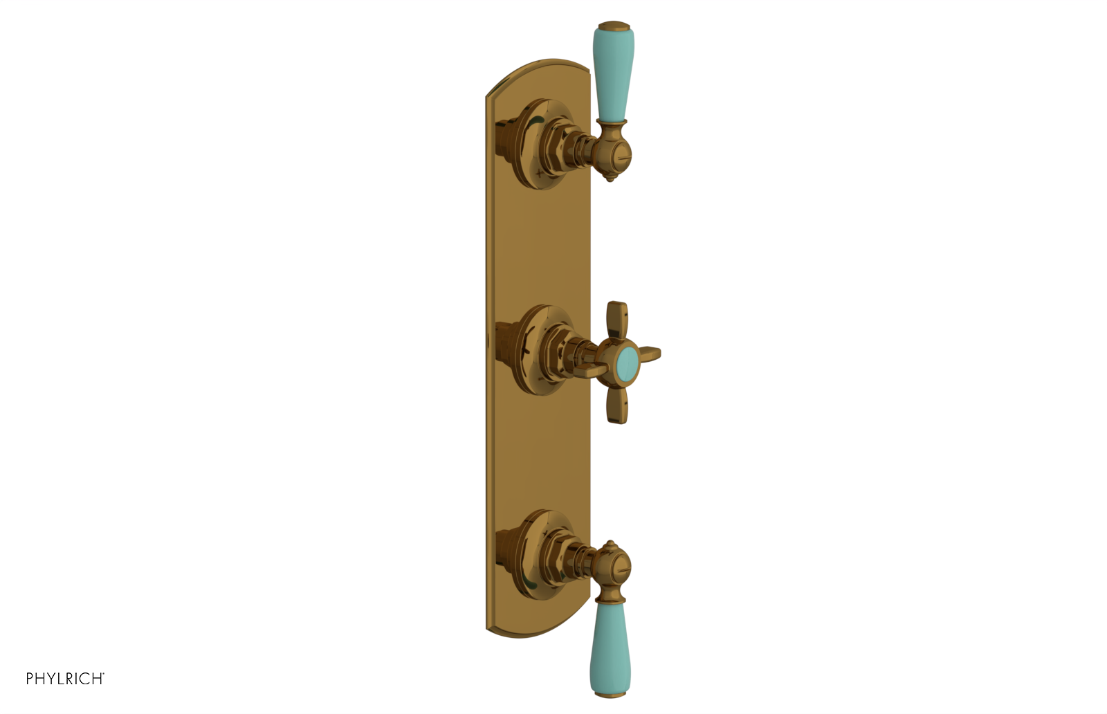 Phylrich Jamestown Thermostatic Valve with Two Volume Control