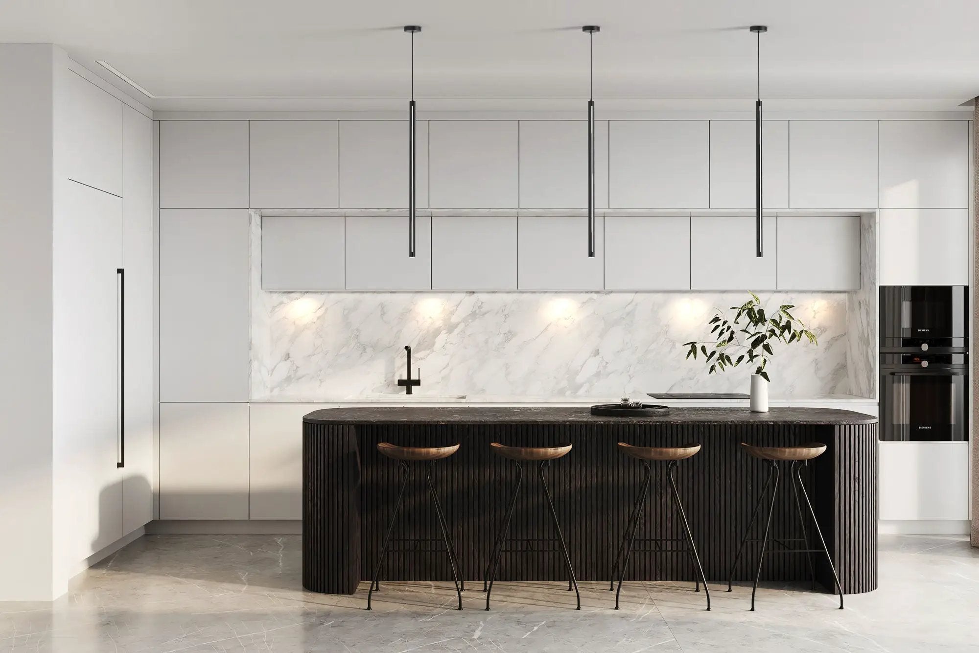 black recessed