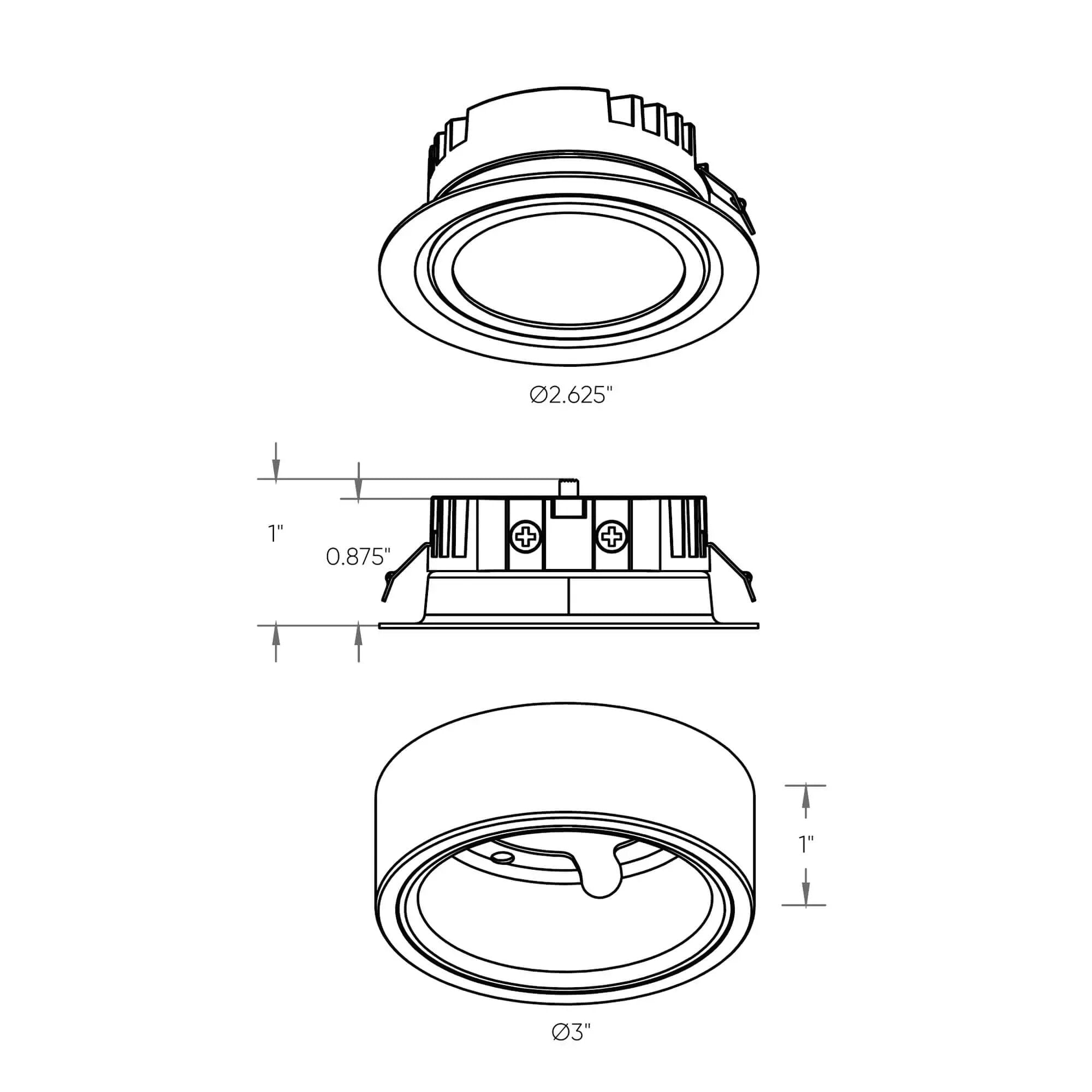 satin nickel led