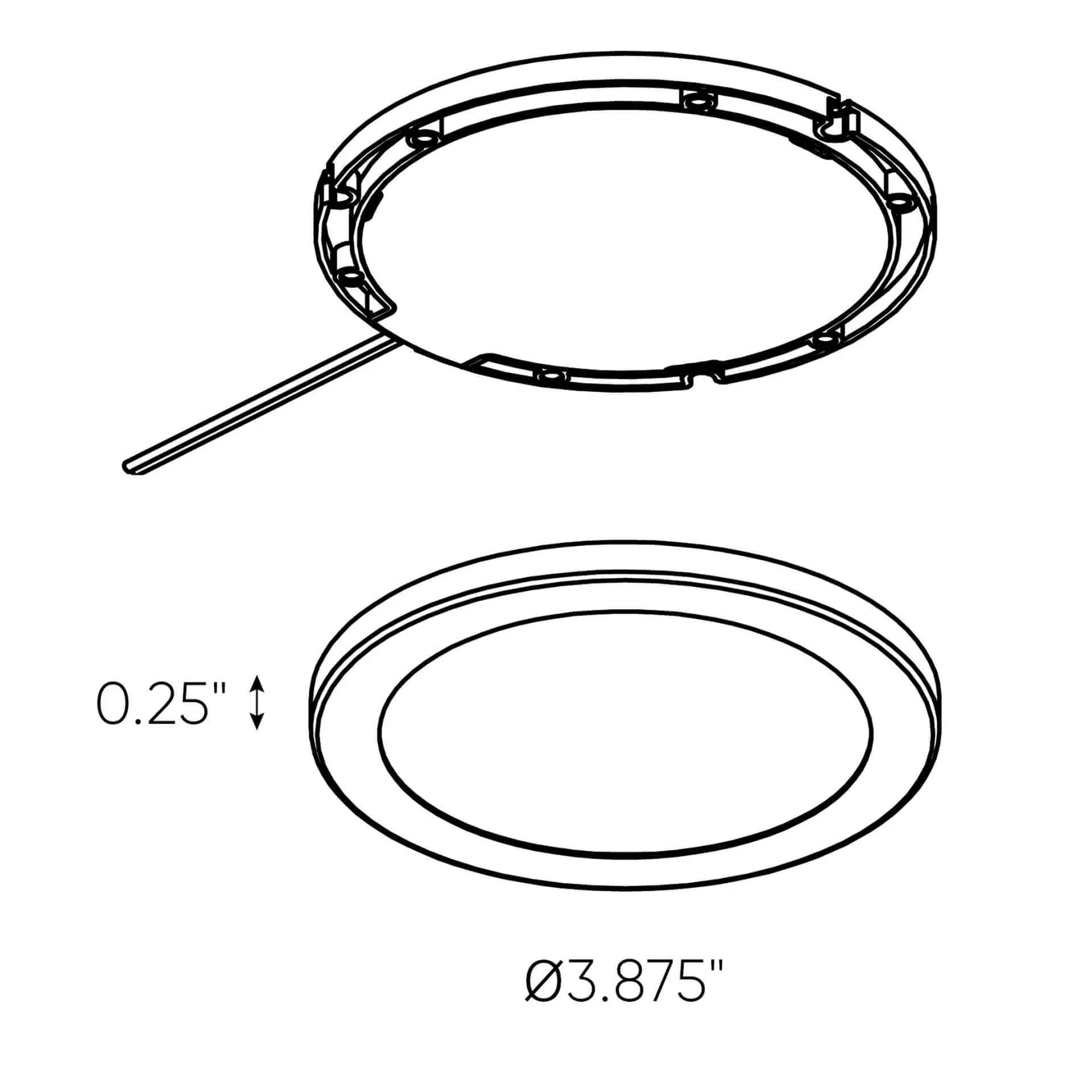 satin nickel puck