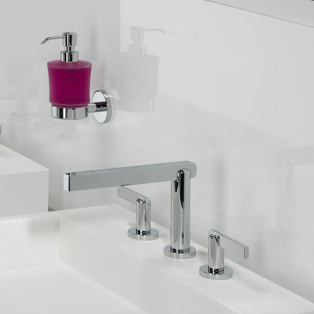chrome polished faucet