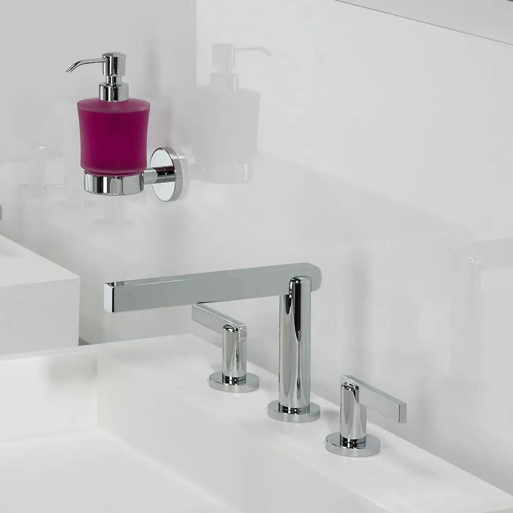 chrome polished faucet
