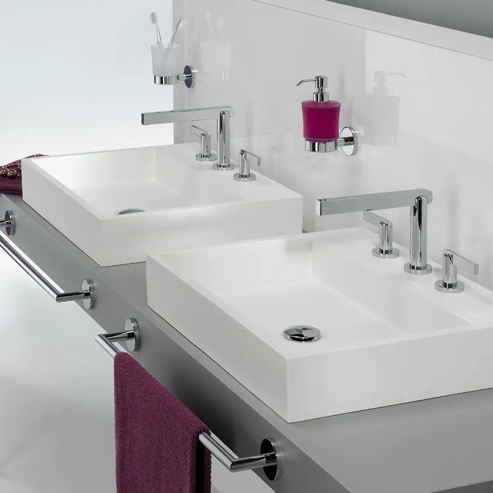 chrome polished faucet