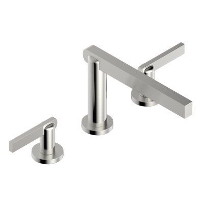 THG Paris Le 11 with Lever Handles Widespread Lavatory Set with Drain by THG Paris