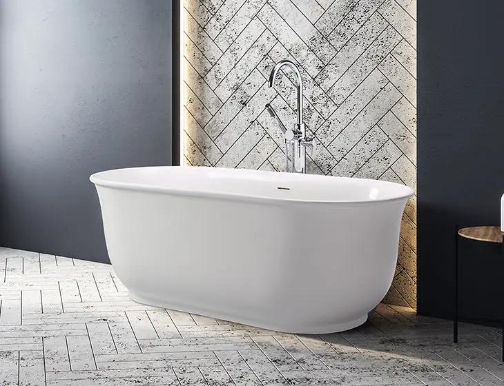 white bathtub