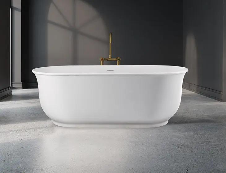 white bathtub