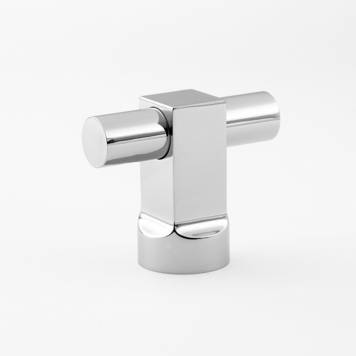 polished chrome knob