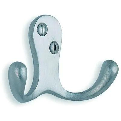 brushed chrome towel hook