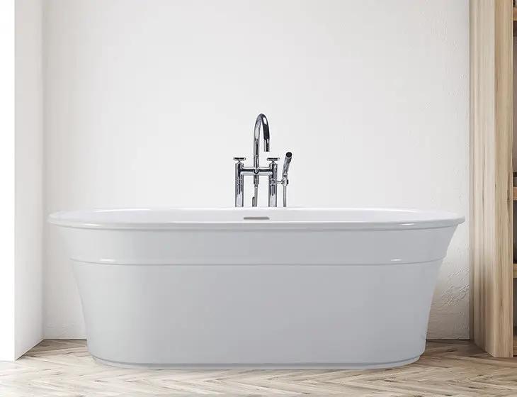 white bathtub