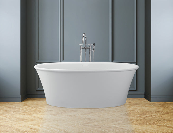 white bathtub