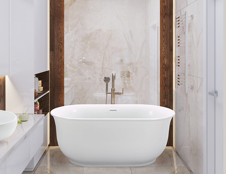 white bathtub