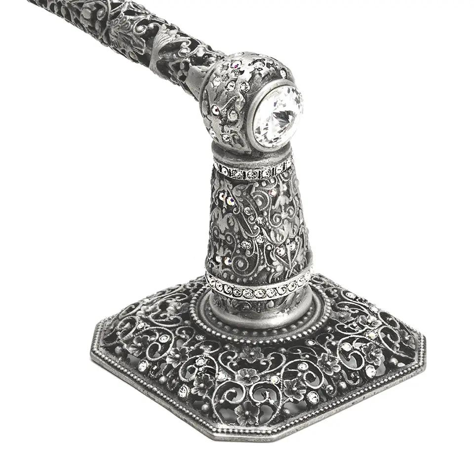 satin toilet paper holder