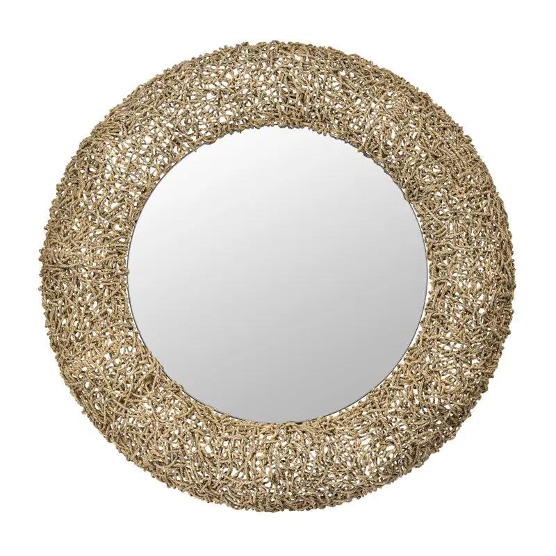 natural rope mirror