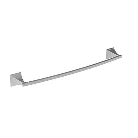 polished chrome towel bar