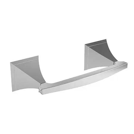 polished chrome tissue holder