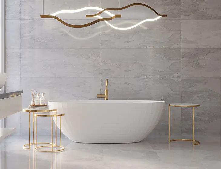 white bathtub