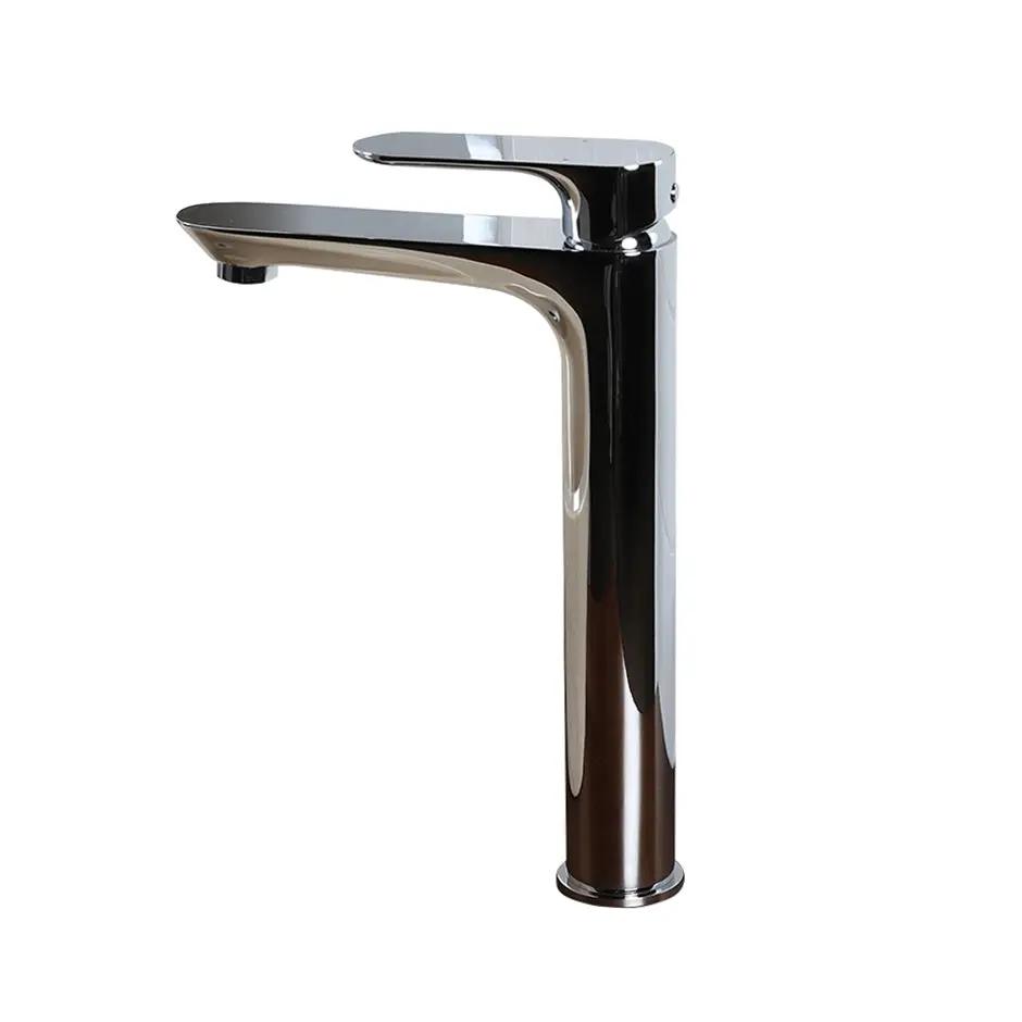 polished chrome faucet