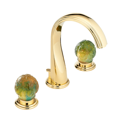 THG Paris Flore Widespread Lavatory Set with Drain by THG Paris