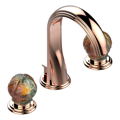 THG Paris Flore Widespread Lavatory Set with Drain by THG Paris
