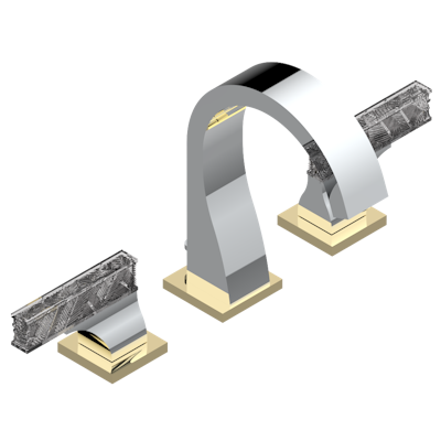 THG Paris Vegetal Widespread Lavatory Set with Drain