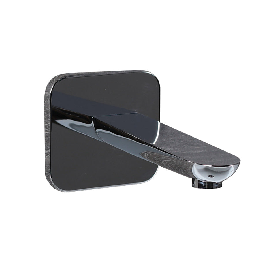 polished chrome spout