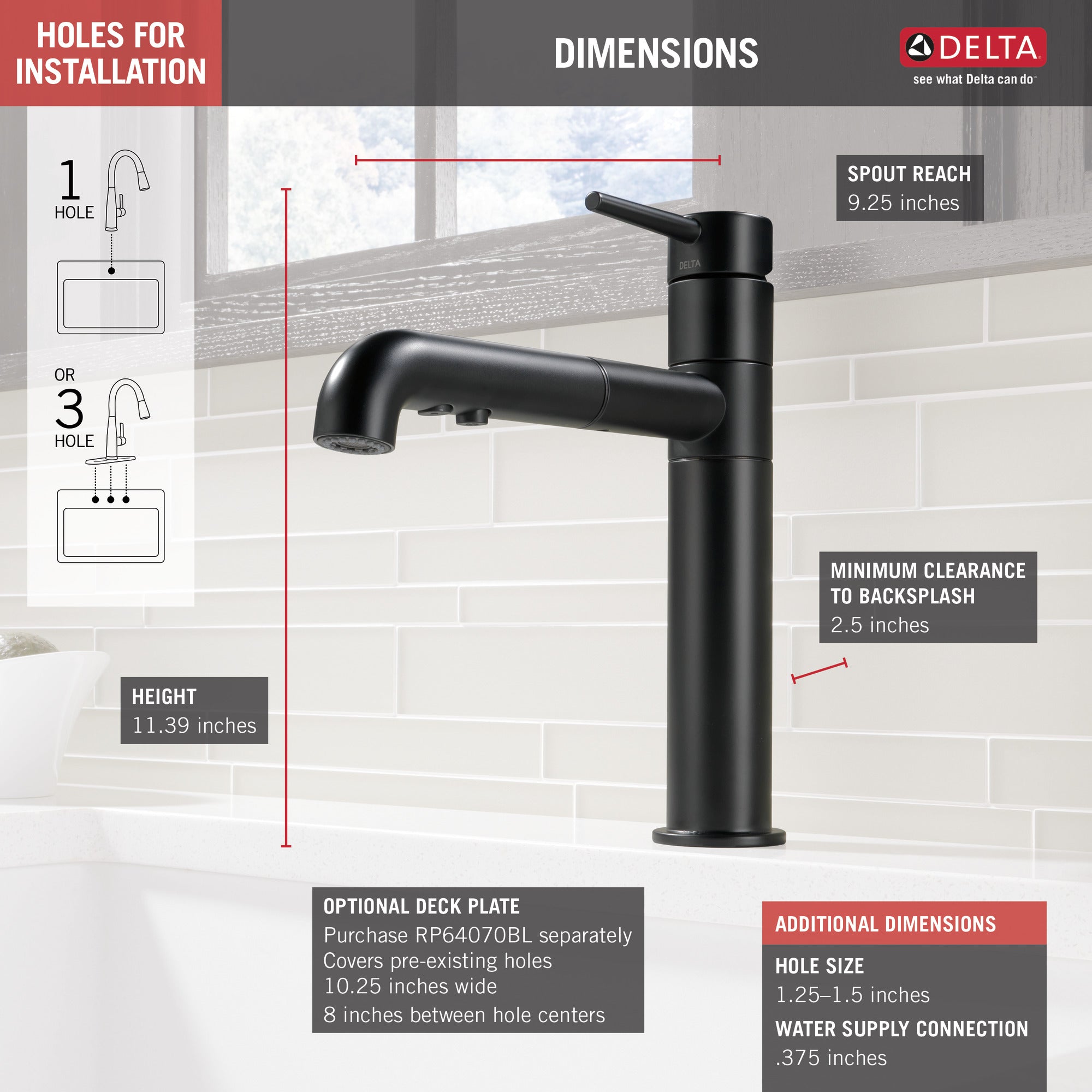 matte black kitchen faucet