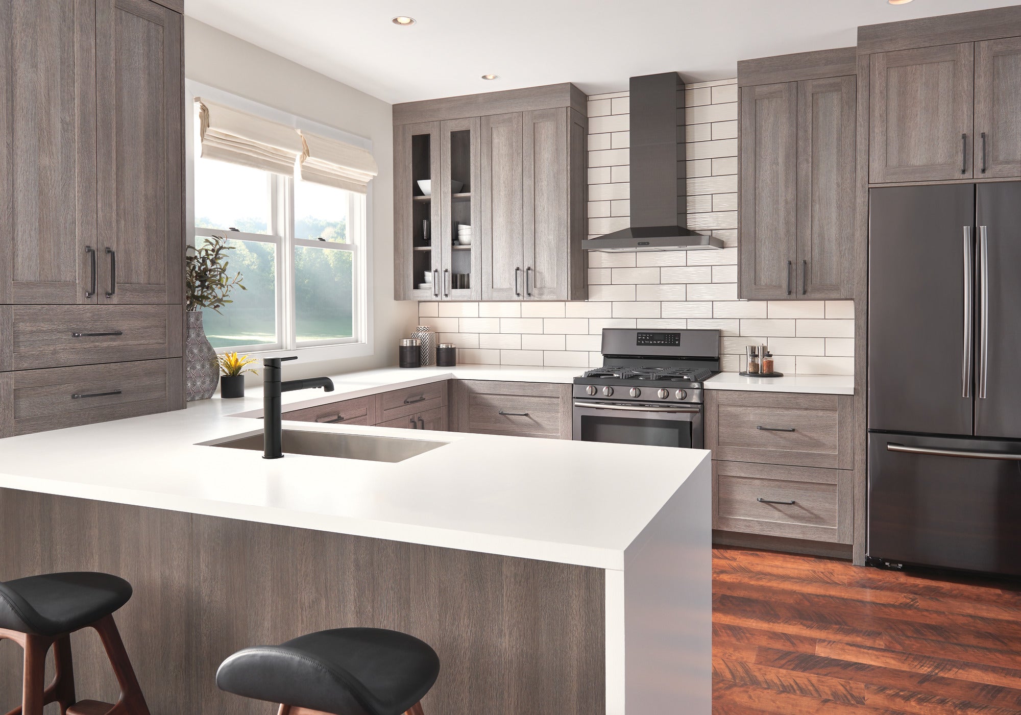 matte black kitchen faucet