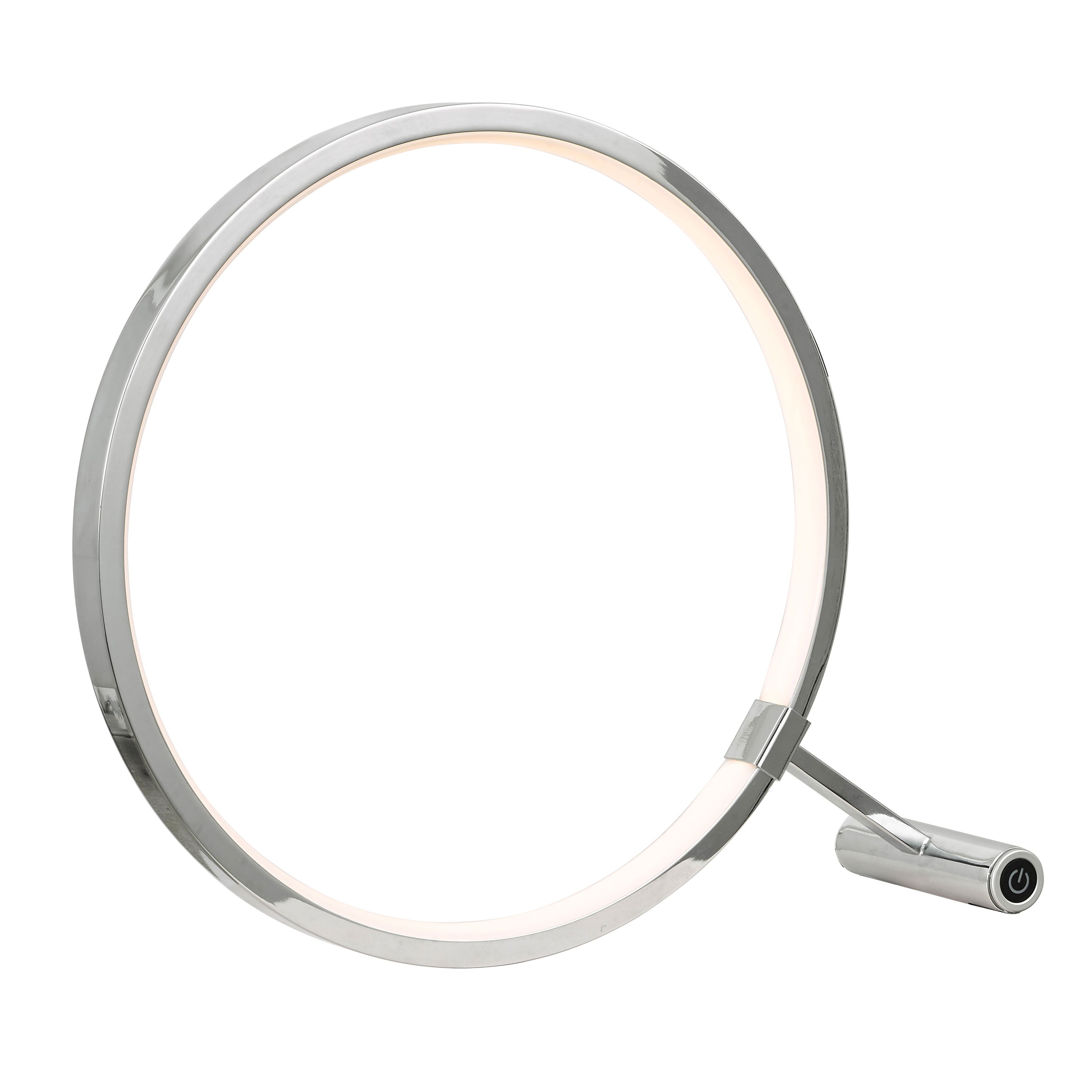 polished chrome table lamp