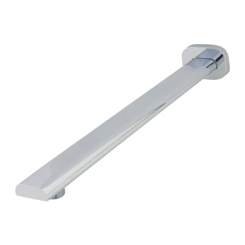 polished chrome shower arm