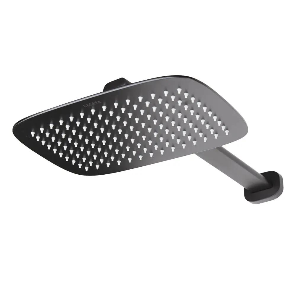 matte black shower head
