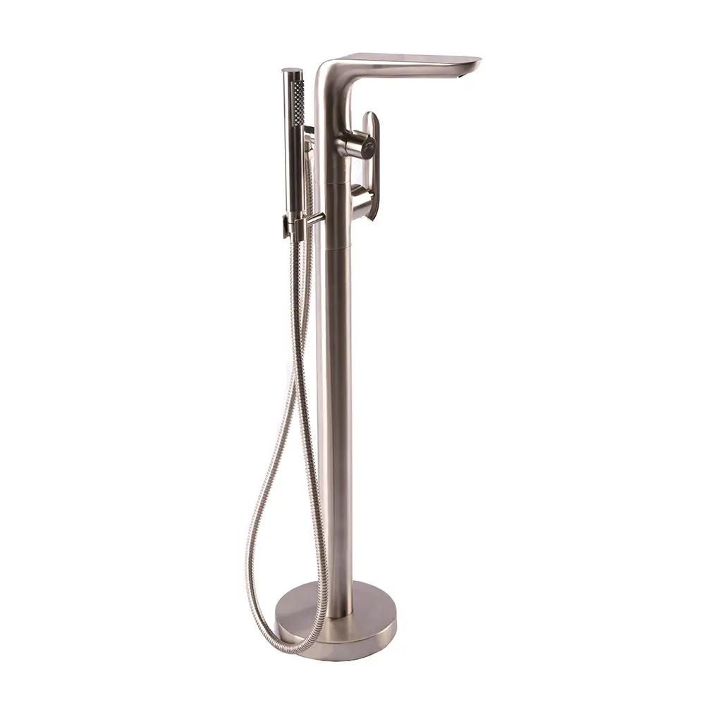 Lacava Flou Floor-Standing Single-Hole Tub Filler by Lacava
