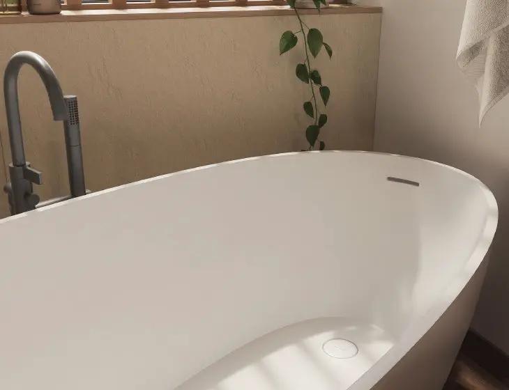 white bathtub