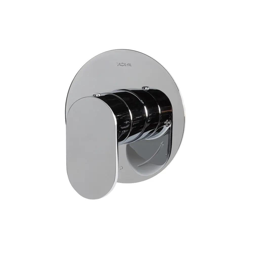 polished chrome shower trim