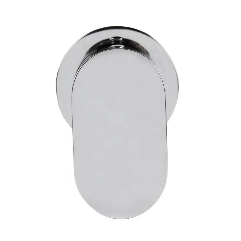 polished chrome shower trim