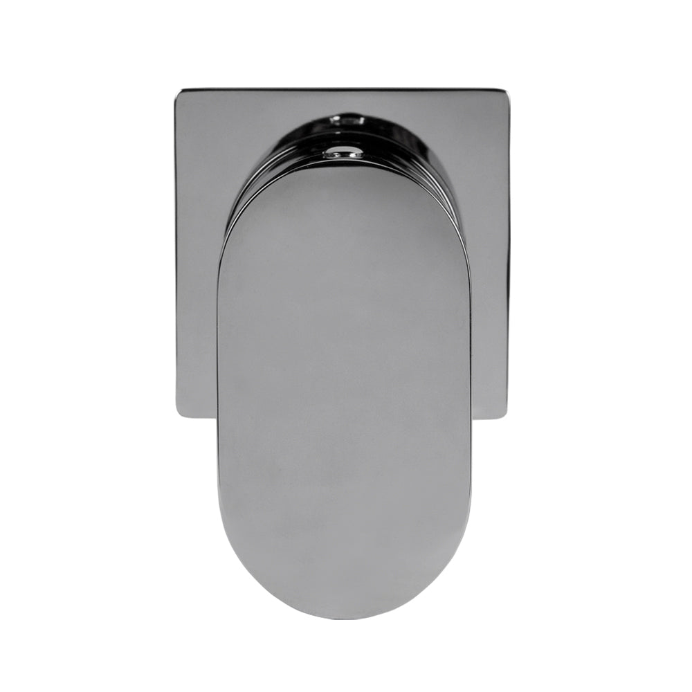 polished chrome shower trim