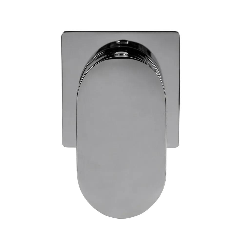polished chrome shower trim