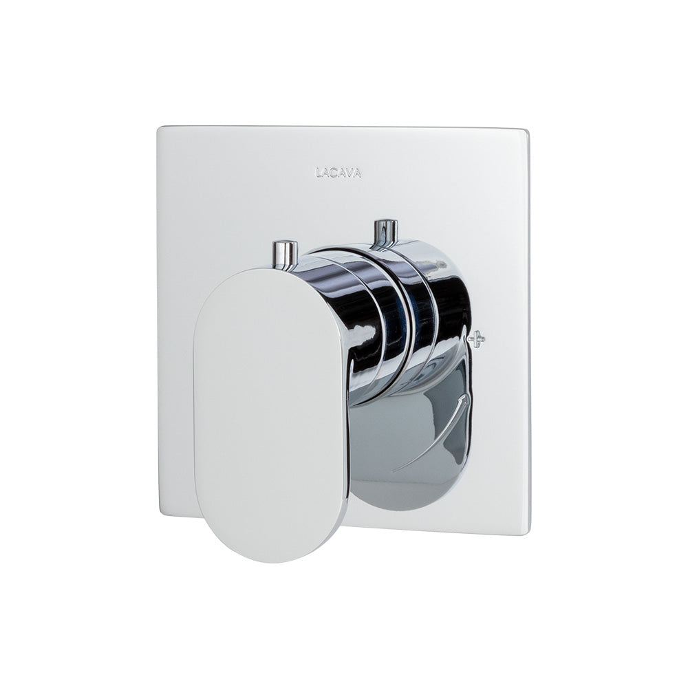 polished chrome shower trim