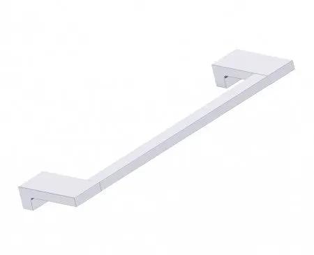 polished chrome towel bar
