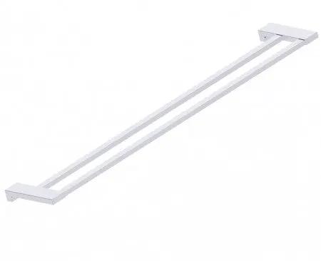 polished chrome towel bar