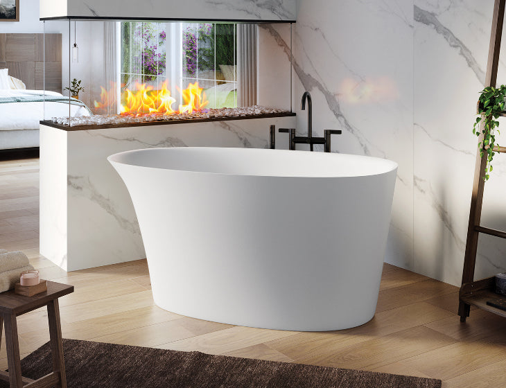 white bathtub