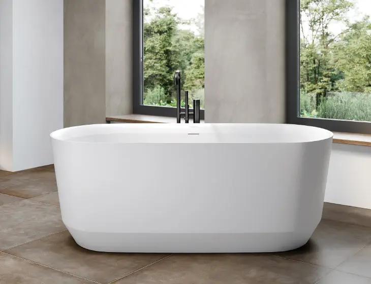white bathtub