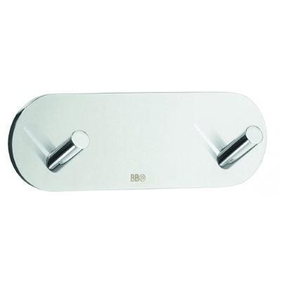 Smedbo Beslagsboden Design Double Hook Mini Self-Adhesive