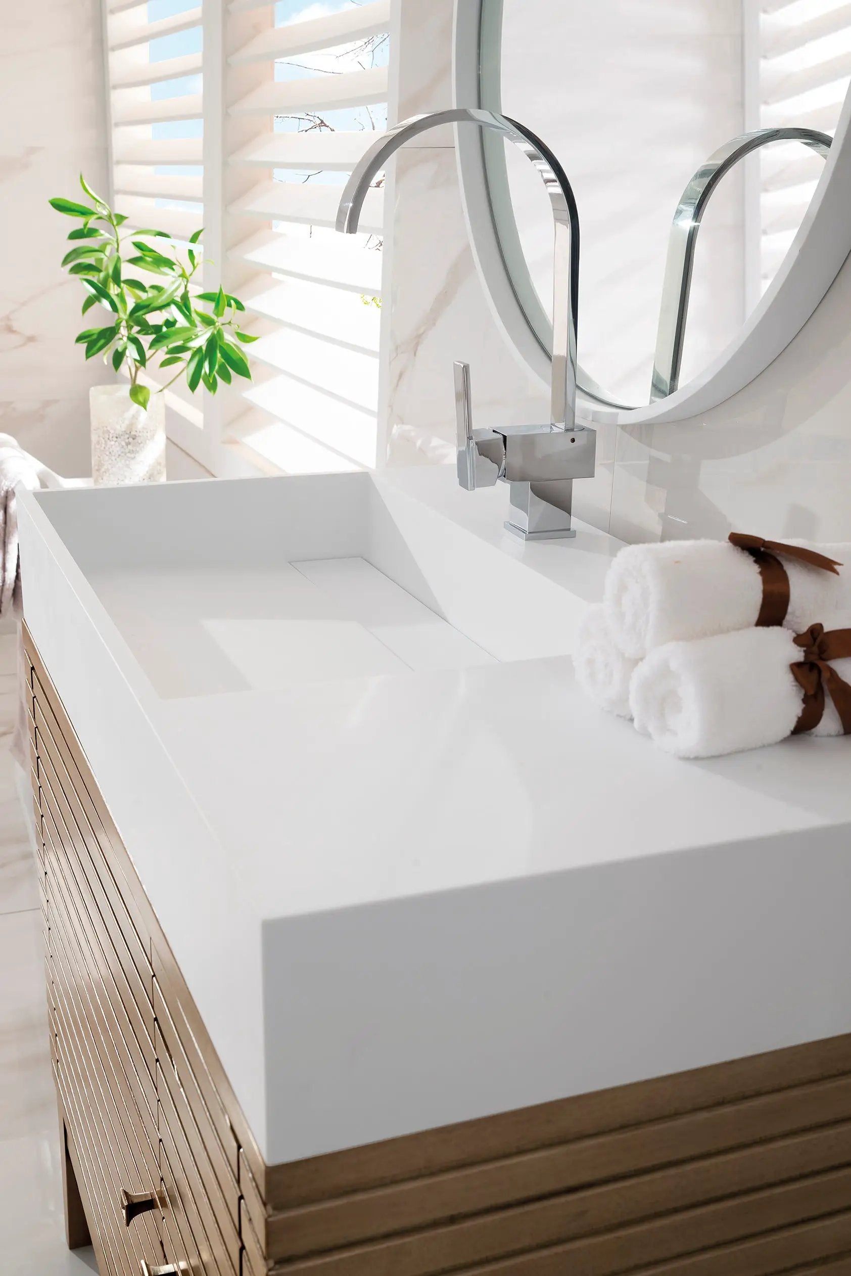 whitewashed walnut vanity